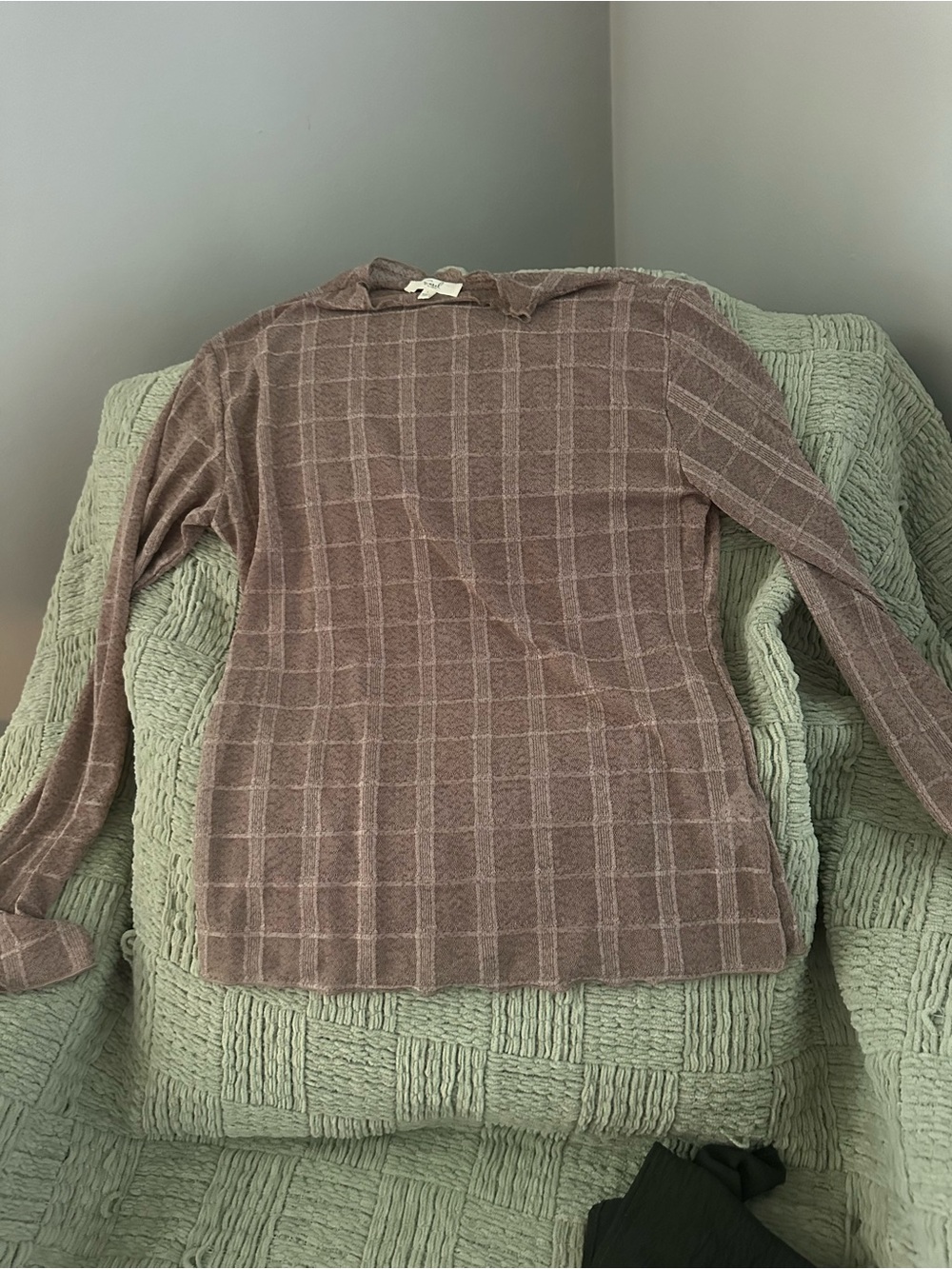 Easel sheer mesh top. Size large NWOT